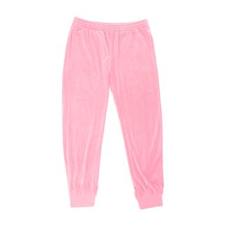 Розовые велюровые штаны